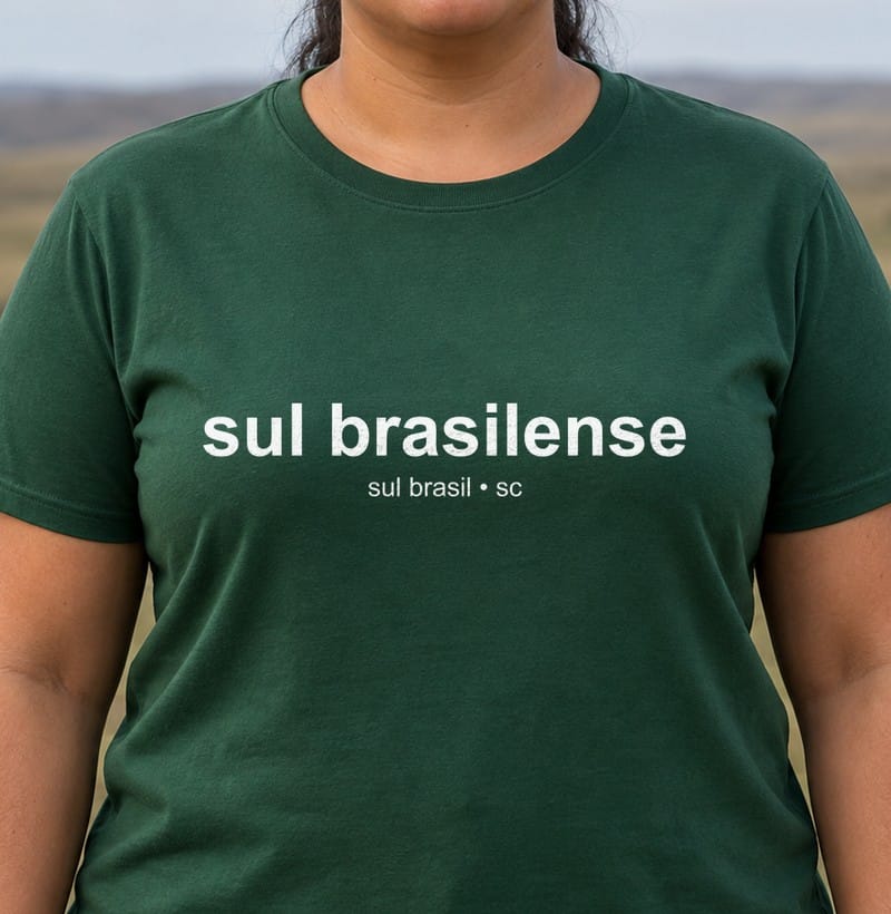 Camiseta Gentílico de Sul Brasil