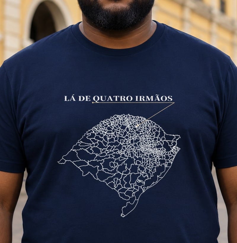Camiseta Ponto de Origem de Quatro Irmãos