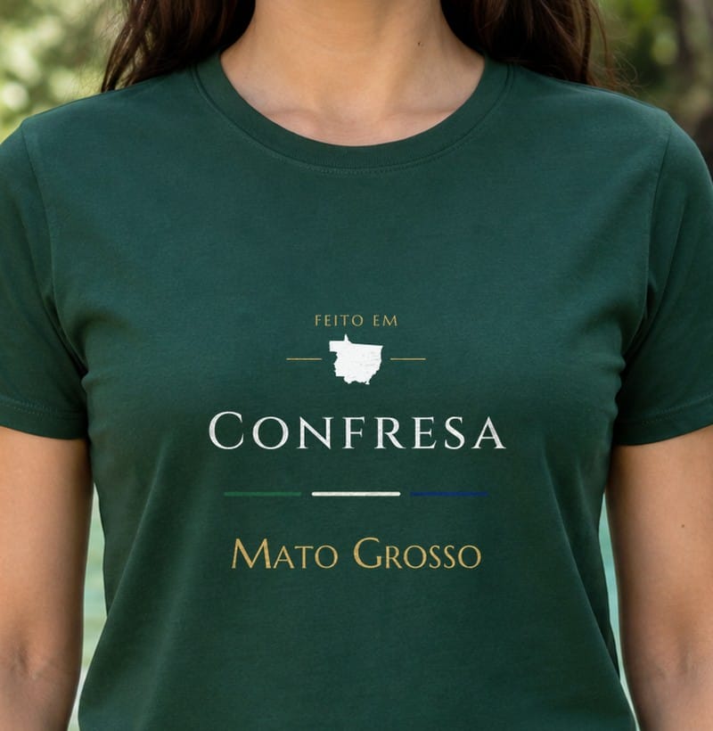 Camiseta Feito em de Confresa