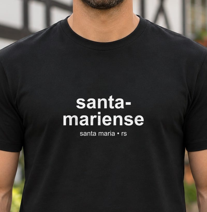 Camiseta Gentílico de Santa Maria