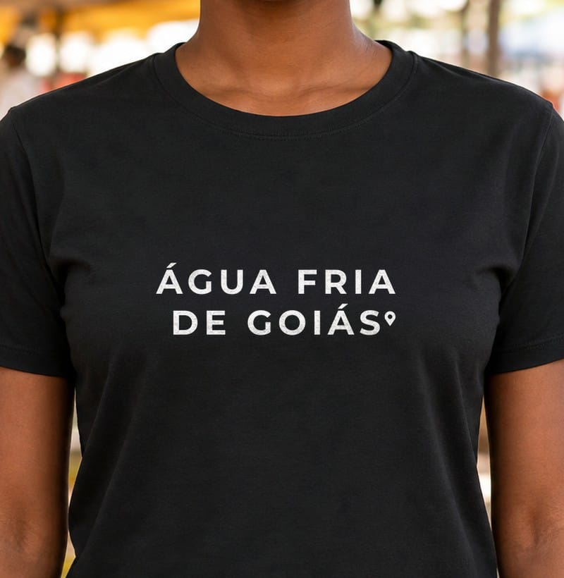 Camiseta Pin de Água Fria de Goiás