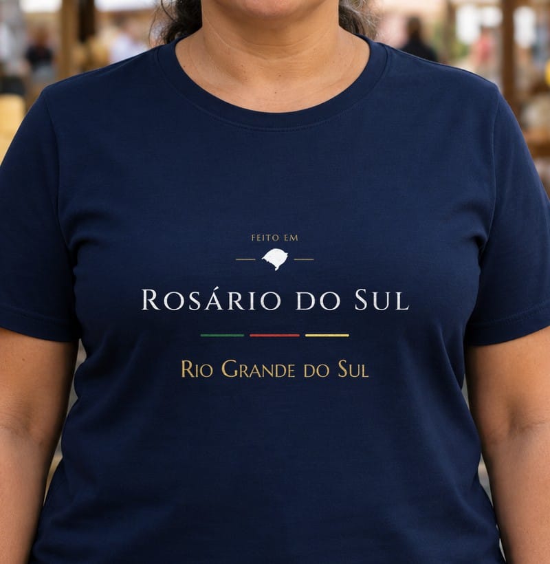 Feito em, Rosário do Sul · RS