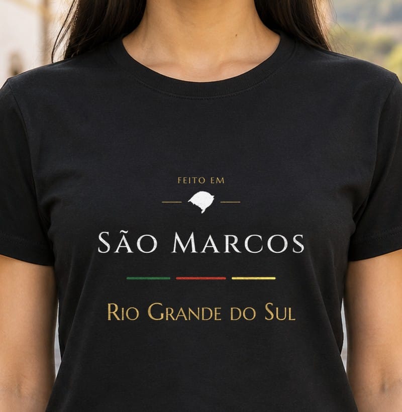 Feito em, São Marcos · RS