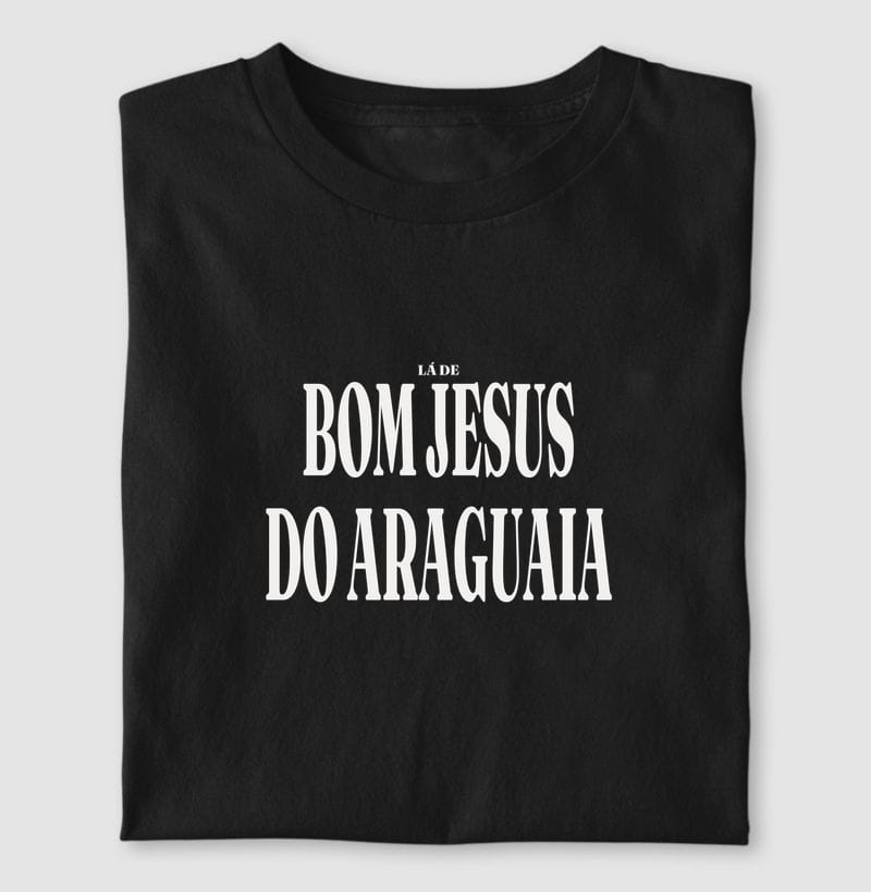 Camiseta Tipografia de Bom Jesus do Araguaia
