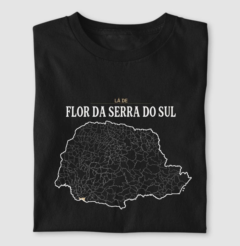 Camiseta Território de Flor da Serra do Sul