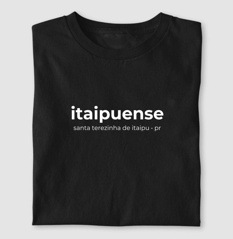 Camiseta Gentílico de Santa Terezinha de Itaipu
