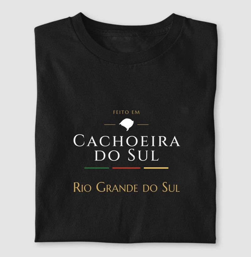 Camiseta Feito em de Cachoeira do Sul