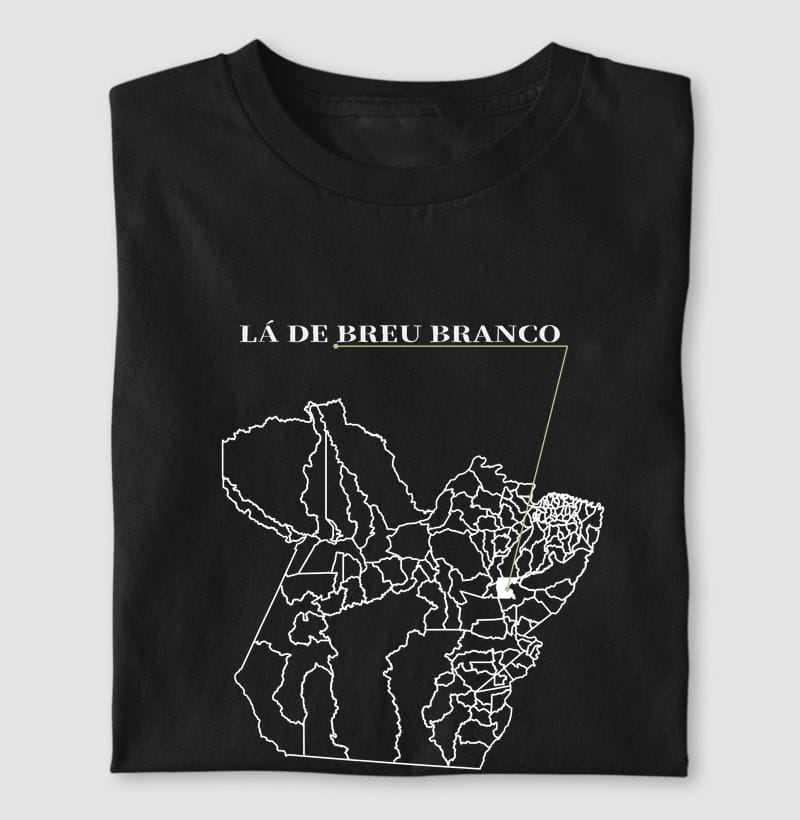 Camiseta Ponto de Origem de Breu Branco