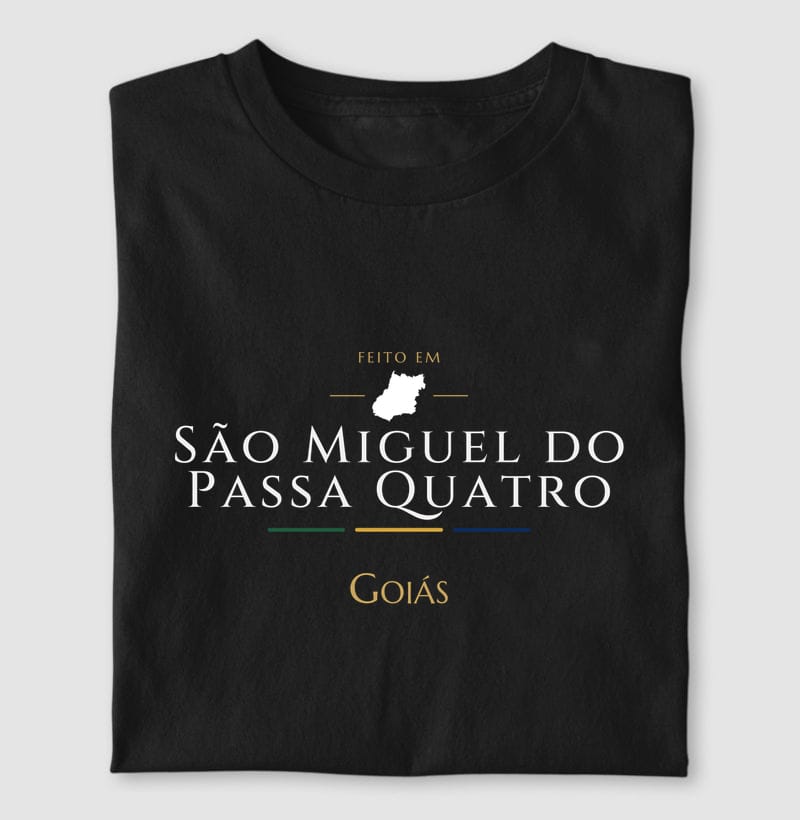 Feito em, São Miguel do Passa Quatro · GO