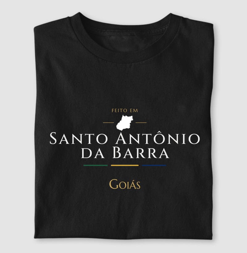 Camiseta Feito em de Santo Antônio da Barra