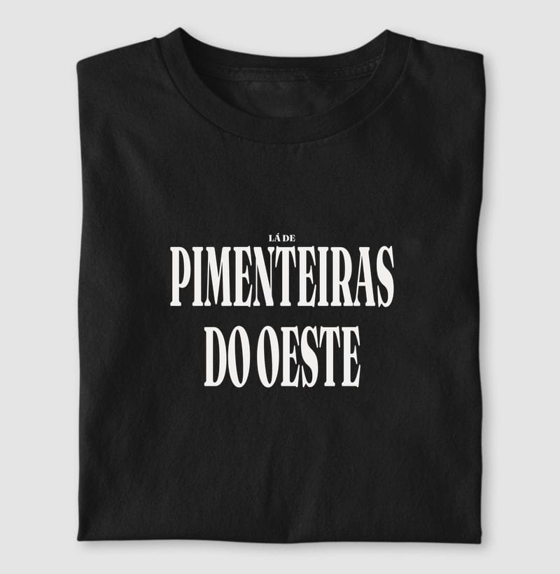 Camiseta Tipografia de Pimenteiras do Oeste