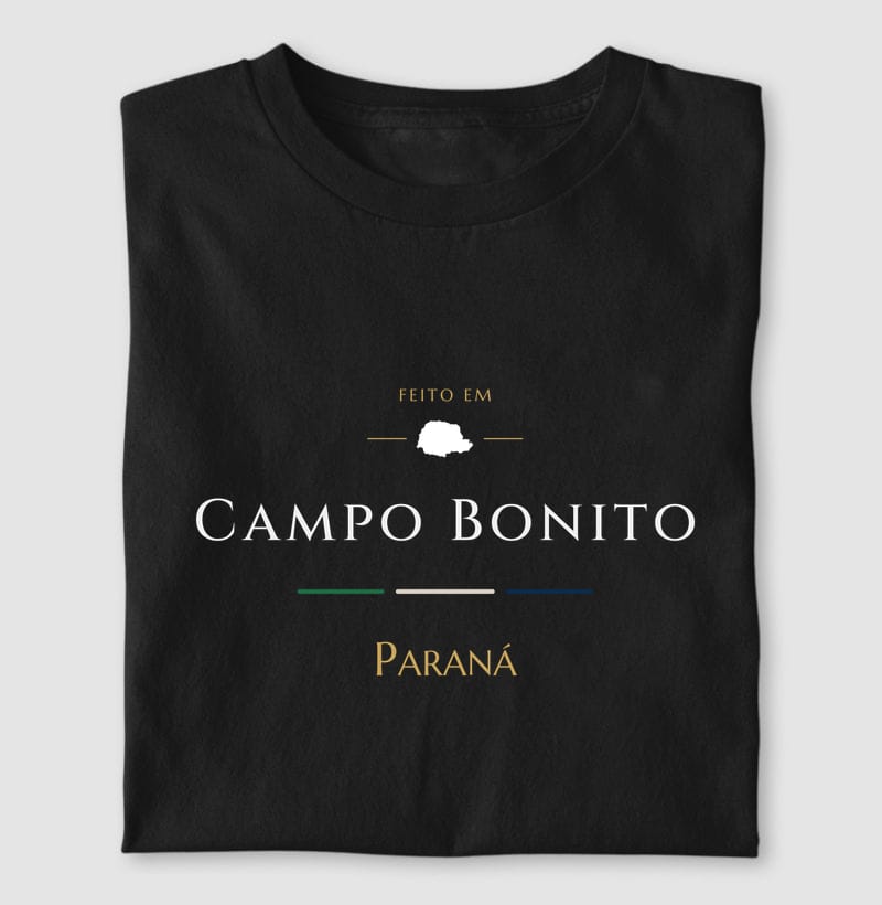 Camiseta Feito em de Campo Bonito