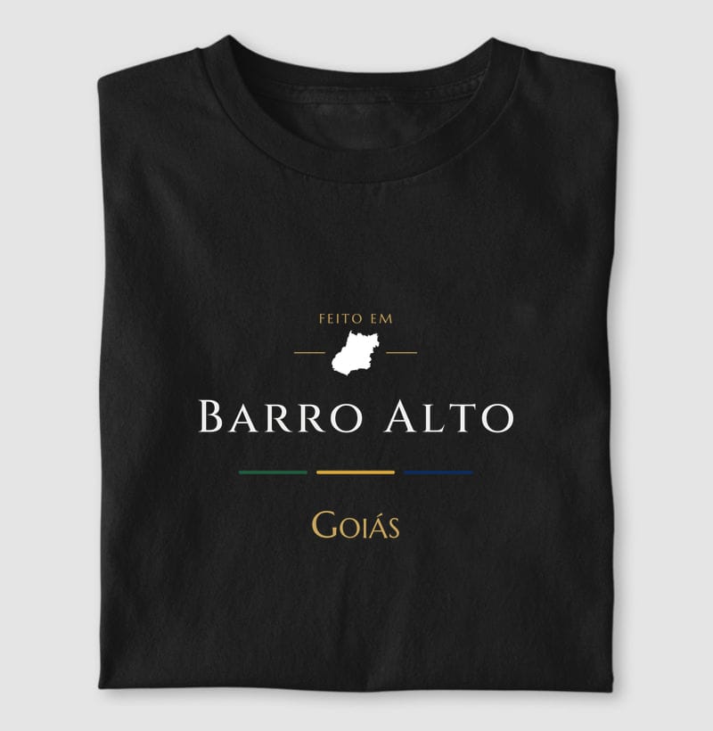 Feito em, Barro Alto · GO