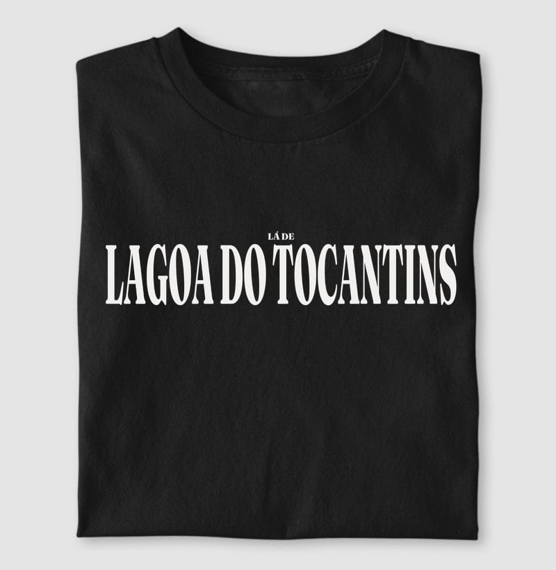 Camiseta Tipografia de Lagoa do Tocantins