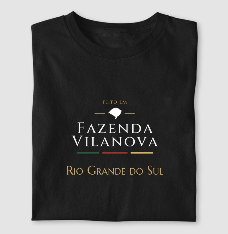Camiseta Feito em de Fazenda Vilanova