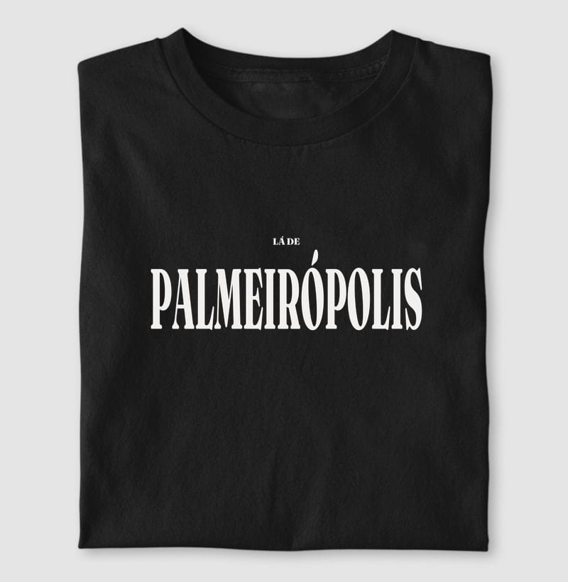 Camiseta Tipografia de Palmeirópolis