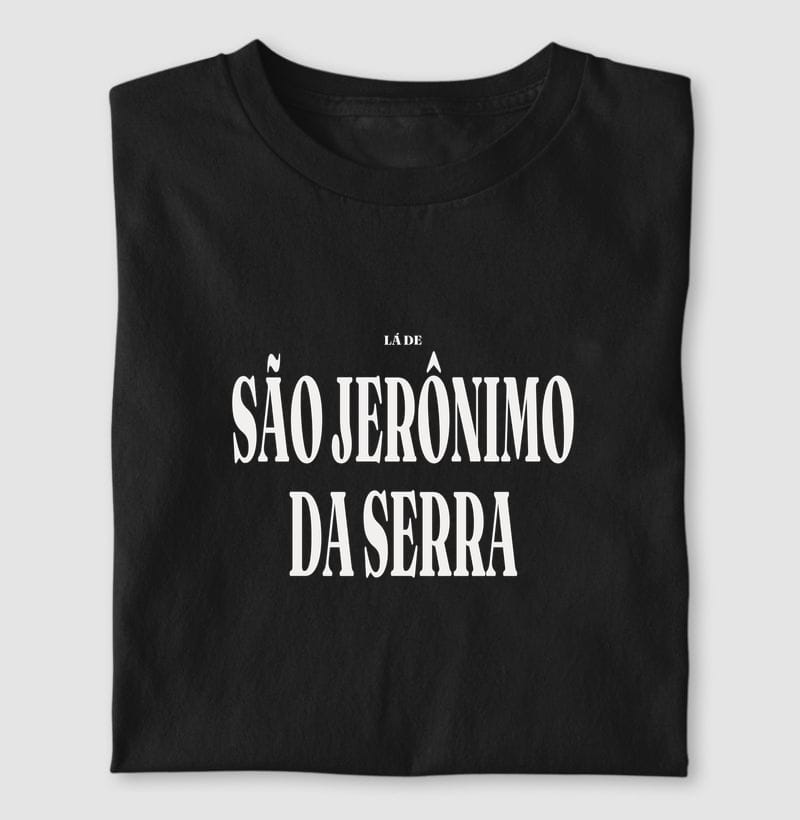 Camiseta Tipografia de São Jerônimo da Serra