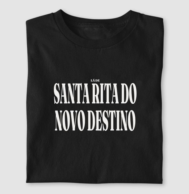 Camiseta Tipografia de Santa Rita do Novo Destino