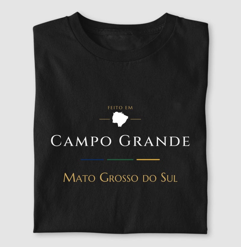 Feito em, Campo Grande · MS