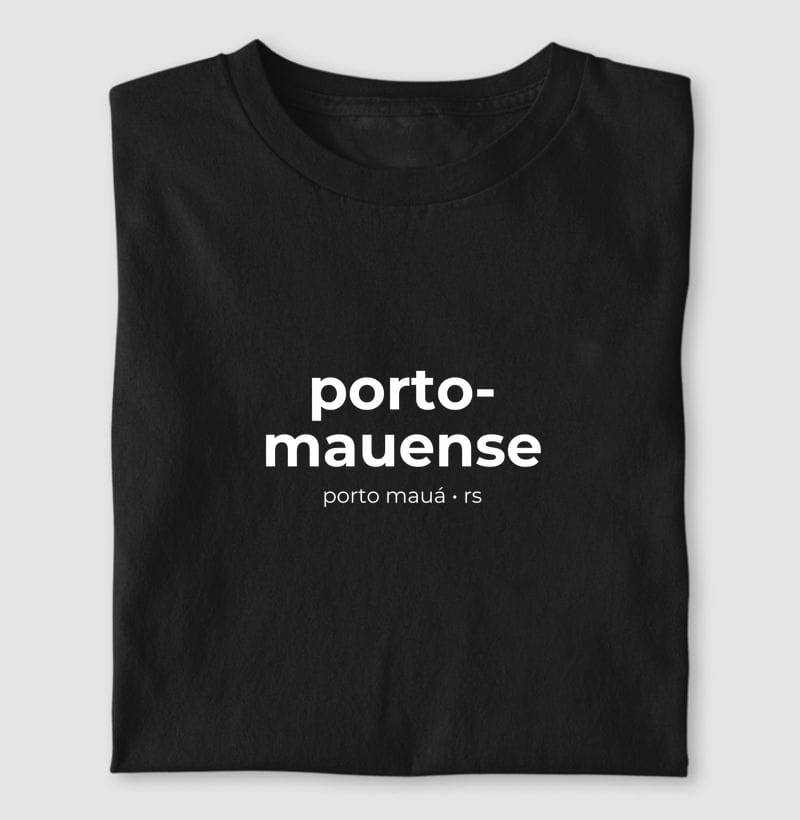 Camiseta Gentílico de Porto Mauá