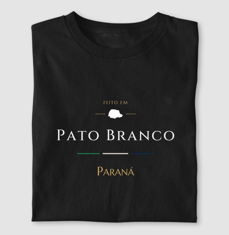 Camiseta Feito em de Pato Branco
