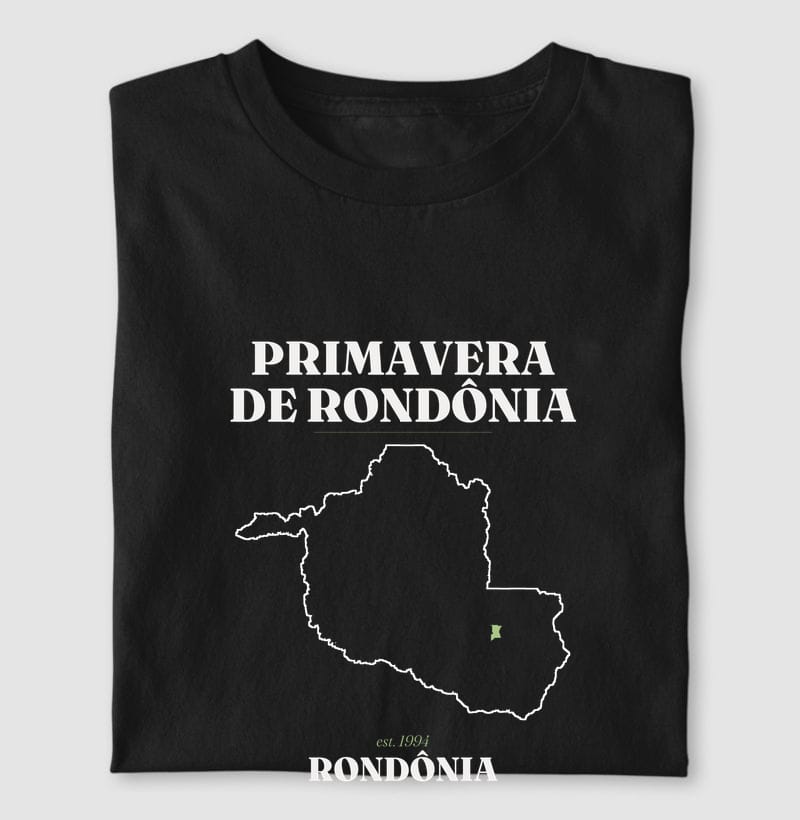 Camiseta Legado de Primavera de Rondônia