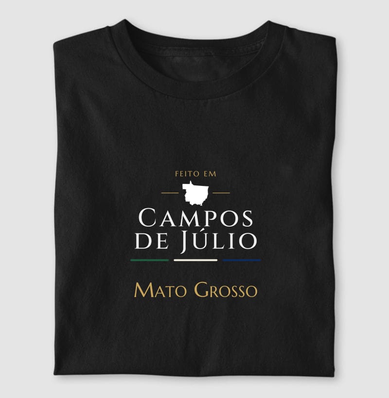 Camiseta Feito em de Campos de Júlio