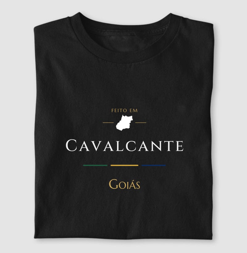 Camiseta Feito em de Cavalcante
