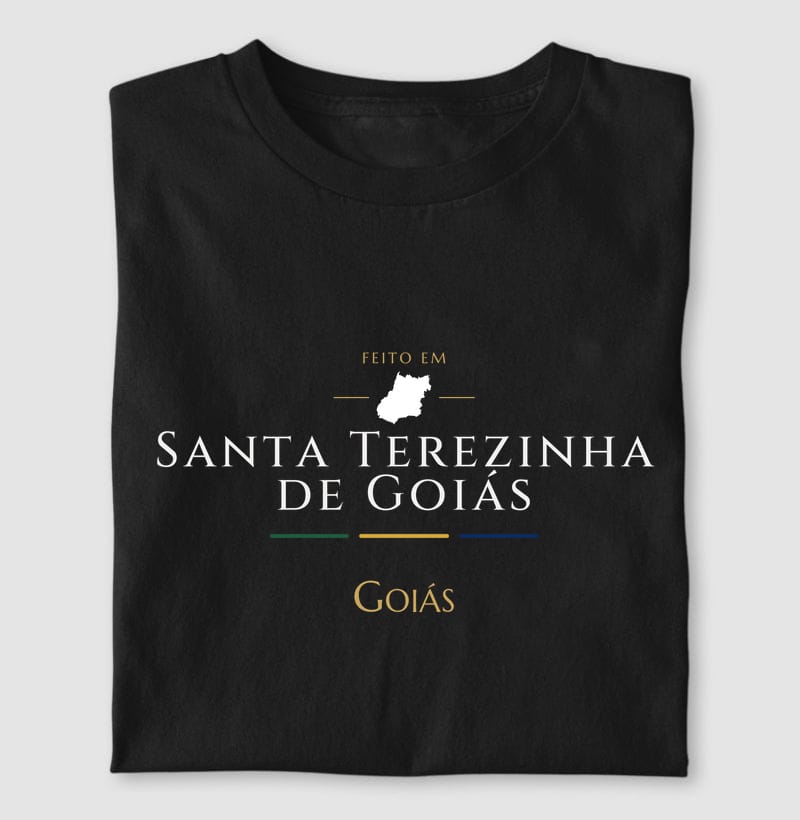 Camiseta Feito em de Santa Terezinha de Goiás