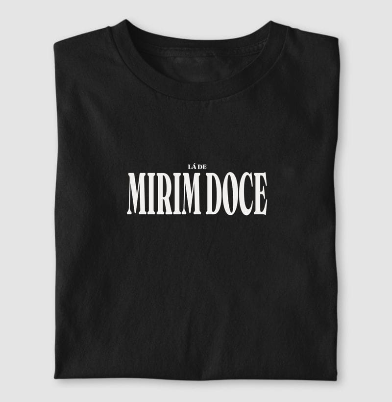 Camiseta Tipografia de Mirim Doce