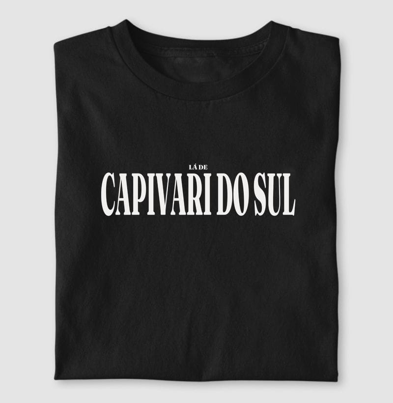 Camiseta Tipografia de Capivari do Sul