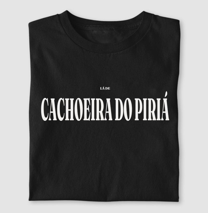 Camiseta Tipografia de Cachoeira do Piriá