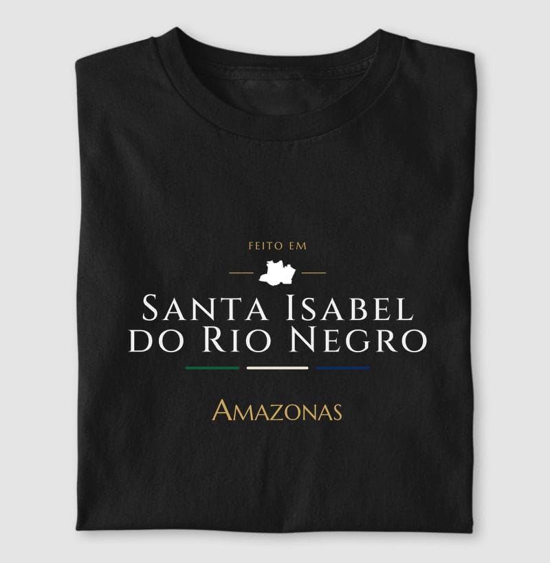 Camiseta Feito em de Santa Isabel do Rio Negro
