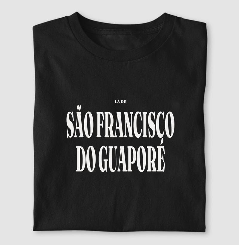 Camiseta Tipografia de São Francisco do Guaporé