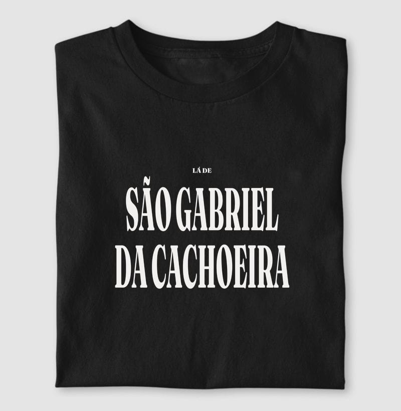 Camiseta Tipografia de São Gabriel da Cachoeira