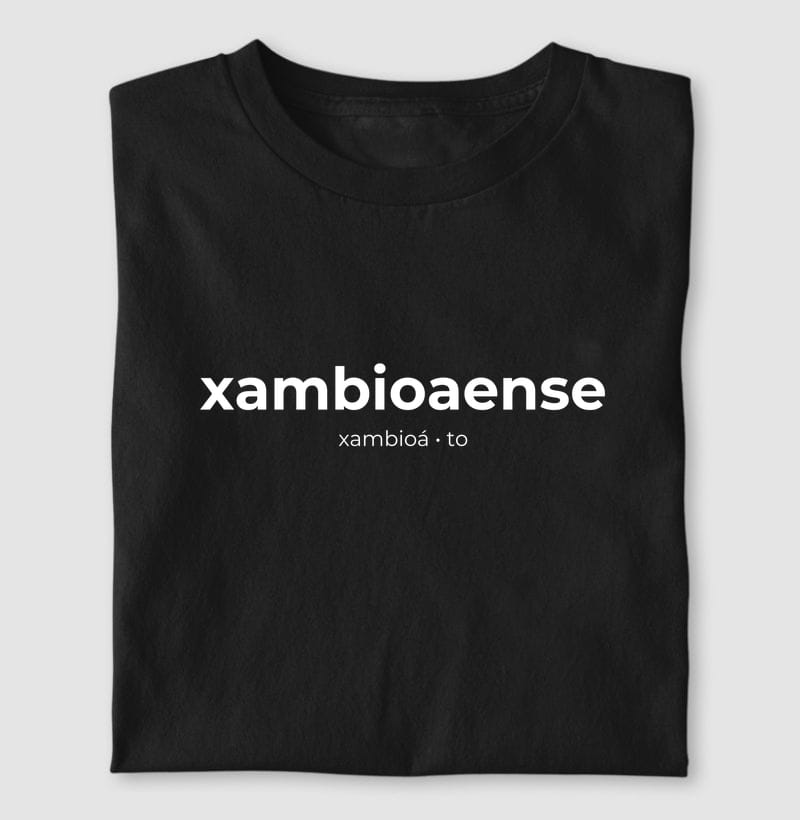 Camiseta Gentílico de Xambioá