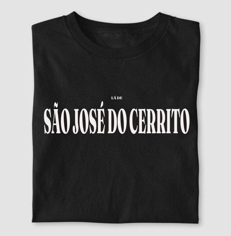 Camiseta Tipografia de São José do Cerrito