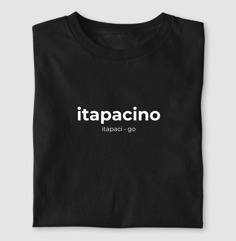 Camiseta Gentílico de Itapaci