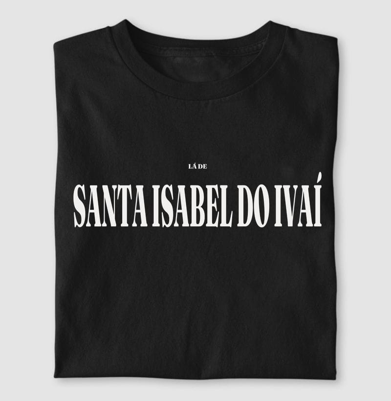Camiseta Tipografia de Santa Isabel do Ivaí