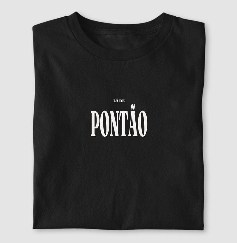 Camiseta Tipografia de Pontão