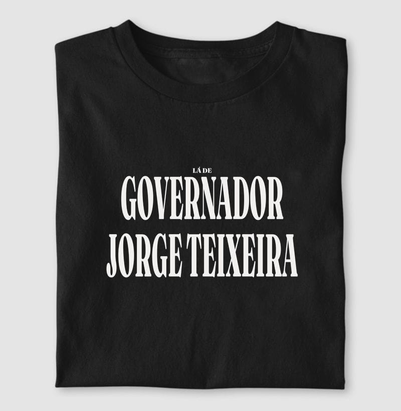 Camiseta Tipografia de Governador Jorge Teixeira