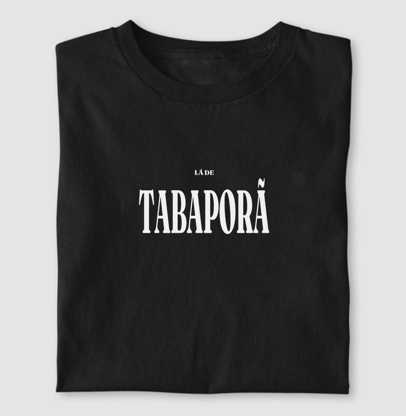Camiseta Tipografia de Tabaporã