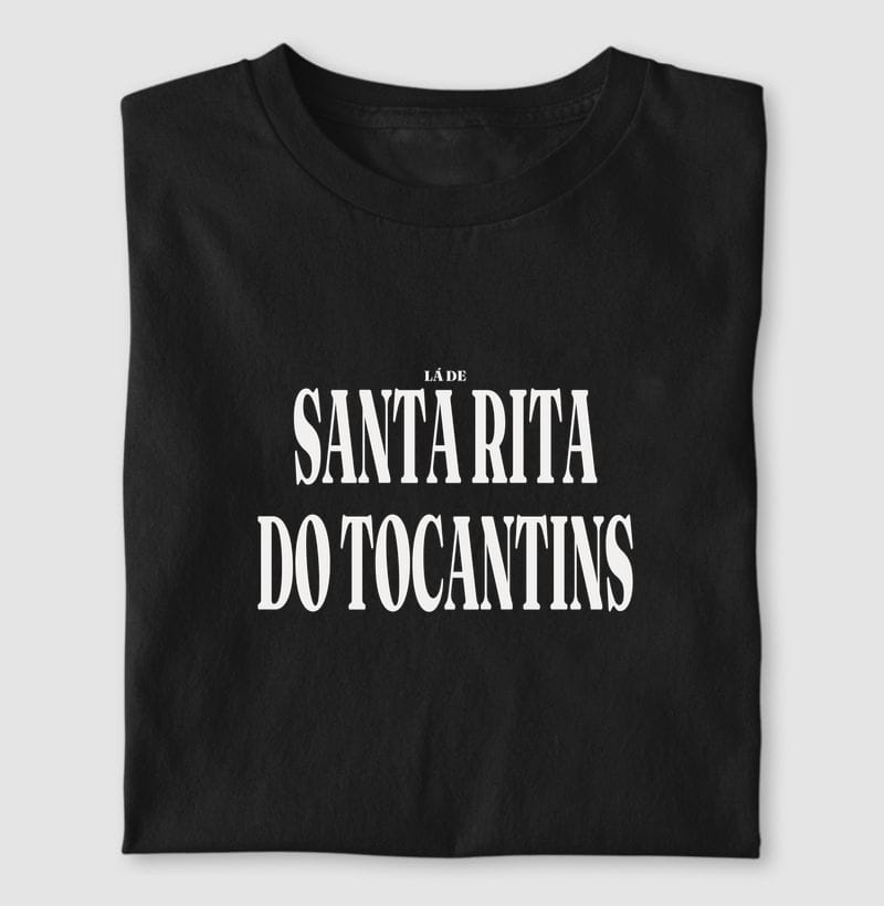 Camiseta Tipografia de Santa Rita do Tocantins