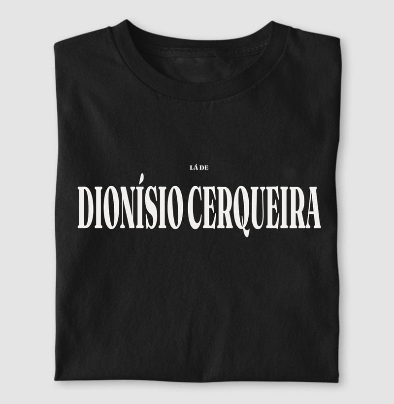 Camiseta Tipografia de Dionísio Cerqueira