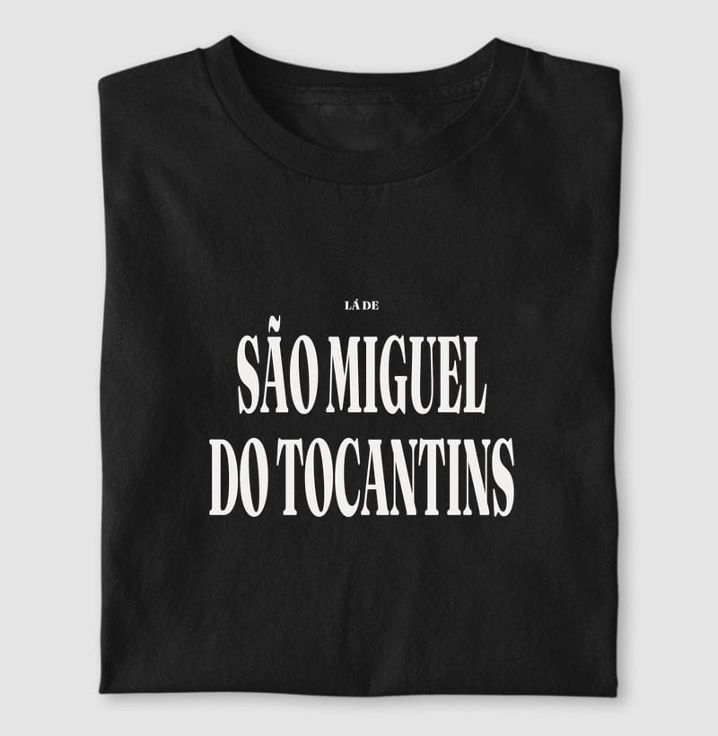 Camiseta Tipografia de São Miguel do Tocantins