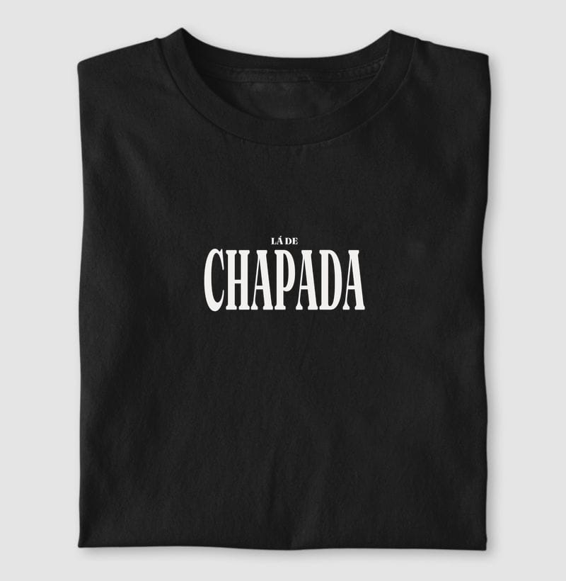 Camiseta Tipografia de Chapada