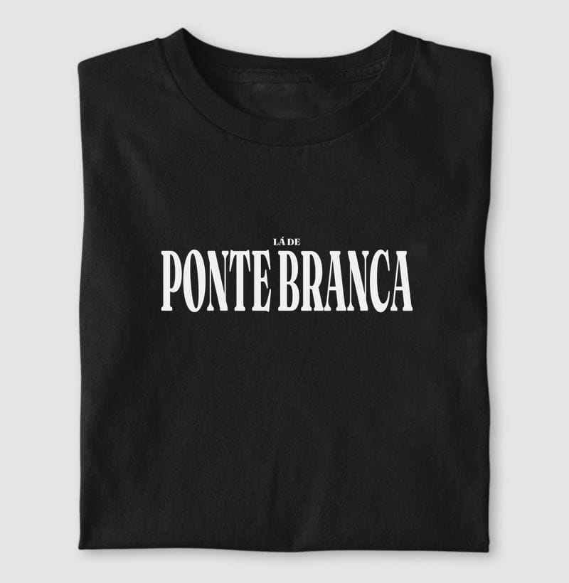 Camiseta Tipografia de Ponte Branca