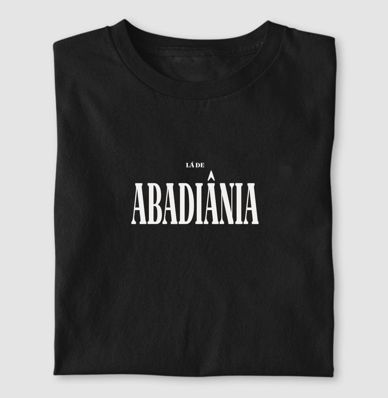 Camiseta Tipografia de Abadiânia