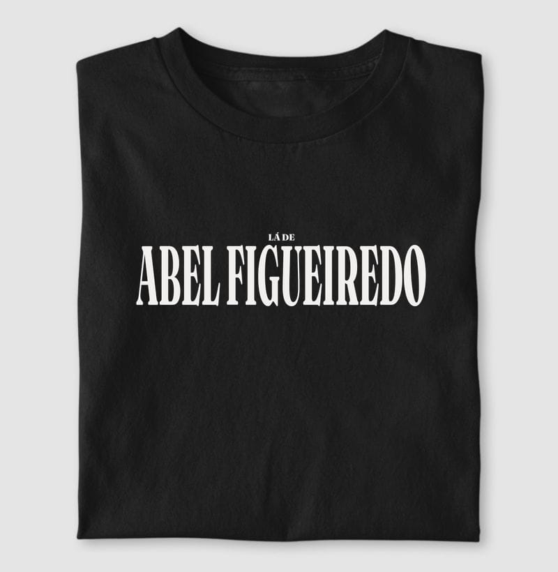 Camiseta Tipografia de Abel Figueiredo