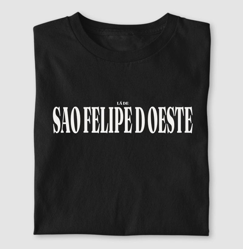 Camiseta Tipografia de São Felipe D'Oeste